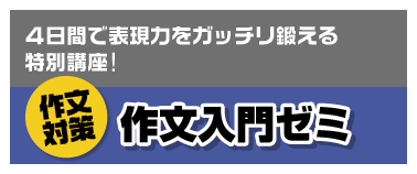 作文入門ゼミ