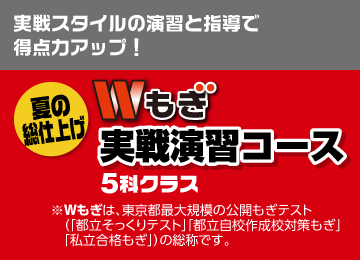 Wもぎ実戦演習コース
