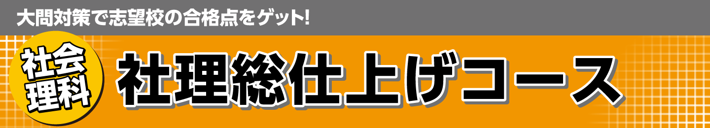 社理総仕上げコース